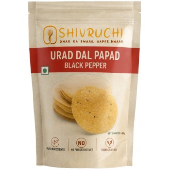 Shivruchi Urad Dal Papad – Black Pepper Shivruchi Urad Dal Papad – Black Pepper